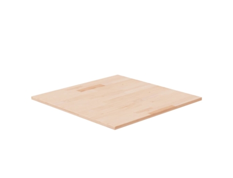 MAISON EXCLUSIVE - Tablero de mesa cuadrada madera de roble sin tratar 60x60x1,5cm