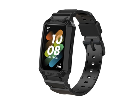 Correa Smartwatch para Huawei Band 6/7 / Honor Band 6 JSM Elástica Ajustable Integrada TPU (Negro)