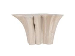 Consola Raiz De Teca Decape Blanco 120x40x77cm