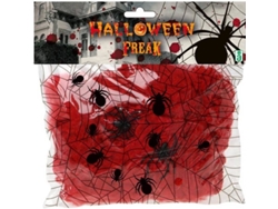 Decoraciones de Halloween DISFRAZZES Telaraña Roja (20 gr)