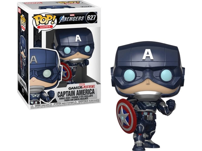 Figura Funko POP! Marvel Avengers Game - Captain America Pop 10Cm