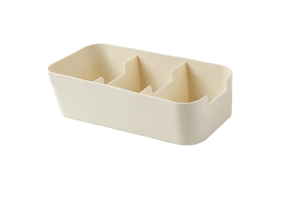 Organizador De Cajones Trapezoidal Apilable De Plástico Para Calcetines Y Ropa Interior Con Compartimentos Para Armario Y Escritorio.