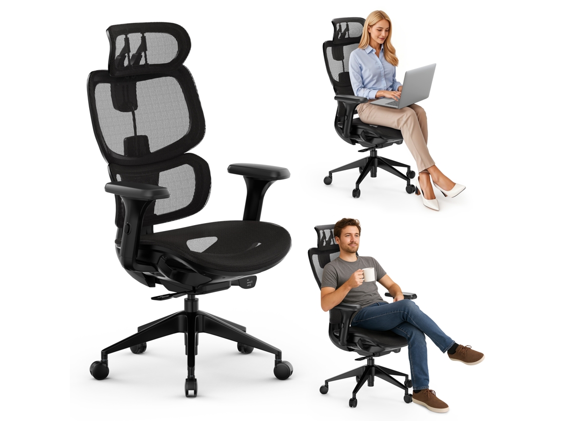 SENSE7 Nobu Silla de Oficina Negro