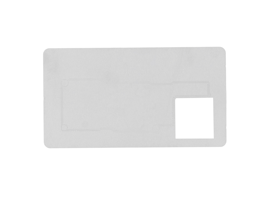 Yncm2026-plantilla De Reballing Bga Acero Inoxidable Para Ios 14 Ios 14pro Capa Media Máxima 0.12 Disipación De Calor Precisa