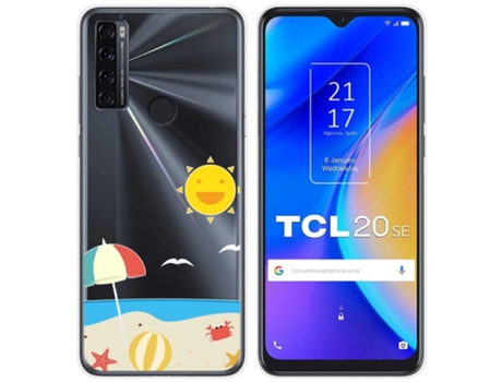 Carcasa TCL 20 SE TUMUNDOSMARTPHONE Dibujos Transparente Multicolor