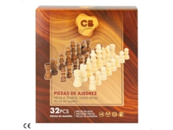 Piezas Ajedrez Madera 32 Piezas Cb Games 47594 Color Baby Colorbabyp24