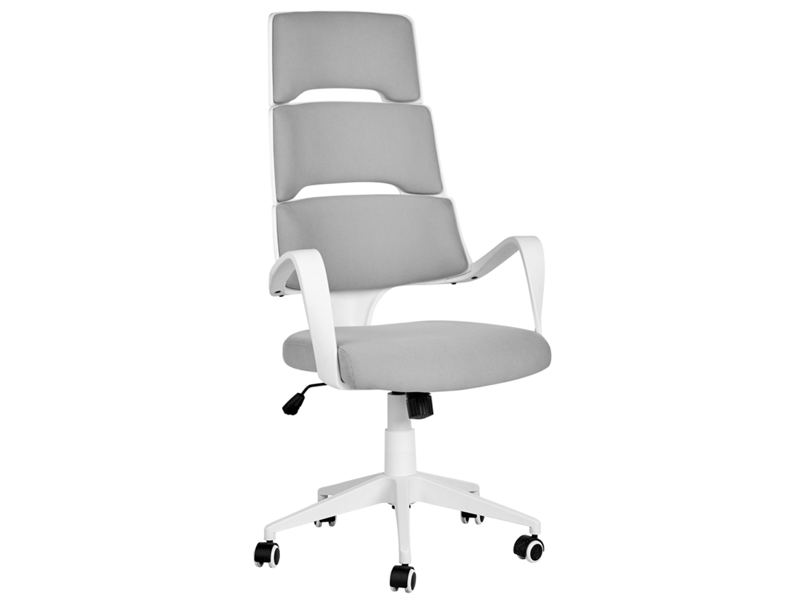 Silla de oficina BELIANI Grandiose de Poliéster Gris 66x52x128