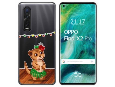Carcasa Oppo Find X2 Pro TUMUNDOSMARTPHONE Dibujos Transparente Multicolor