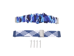 Reloj Analógico Zhoulianfa Con Estampado De Ciruelas Y Correa Ajustable De Nailon Negro.