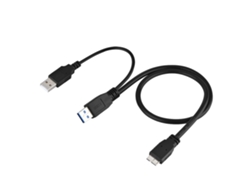 Cable USB 3.0 Y para disco duro externo