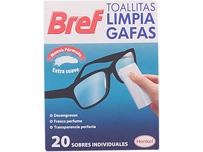 Toallitas BREF Limpa-óculos (20 un)