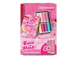 Juego de costura Gutermann, linda caja rosa, 8 carretes, hilo metálico 100% poliéster, Gütermann