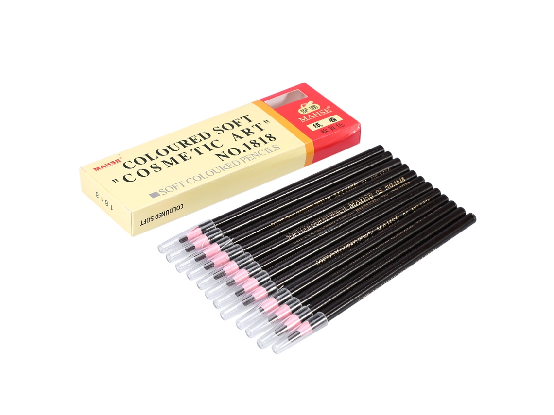 Vlrla-12pcs/conjunto Fashion Eyebrow Tattoo Pen Makeup Tool
