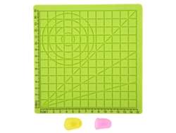 Tapete De Silicona Para Impresión 3d Con Modelo Y 2 Capas De Herramientas De Dibujo De Tipo A Verde