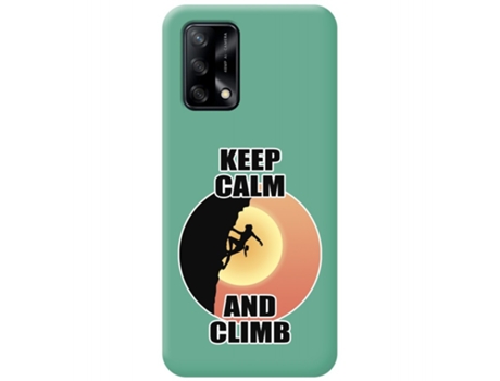Carcasa Oppo A74 4G TUMUNDOSMARTPHONE Silicona Líquida Dibujos Verde