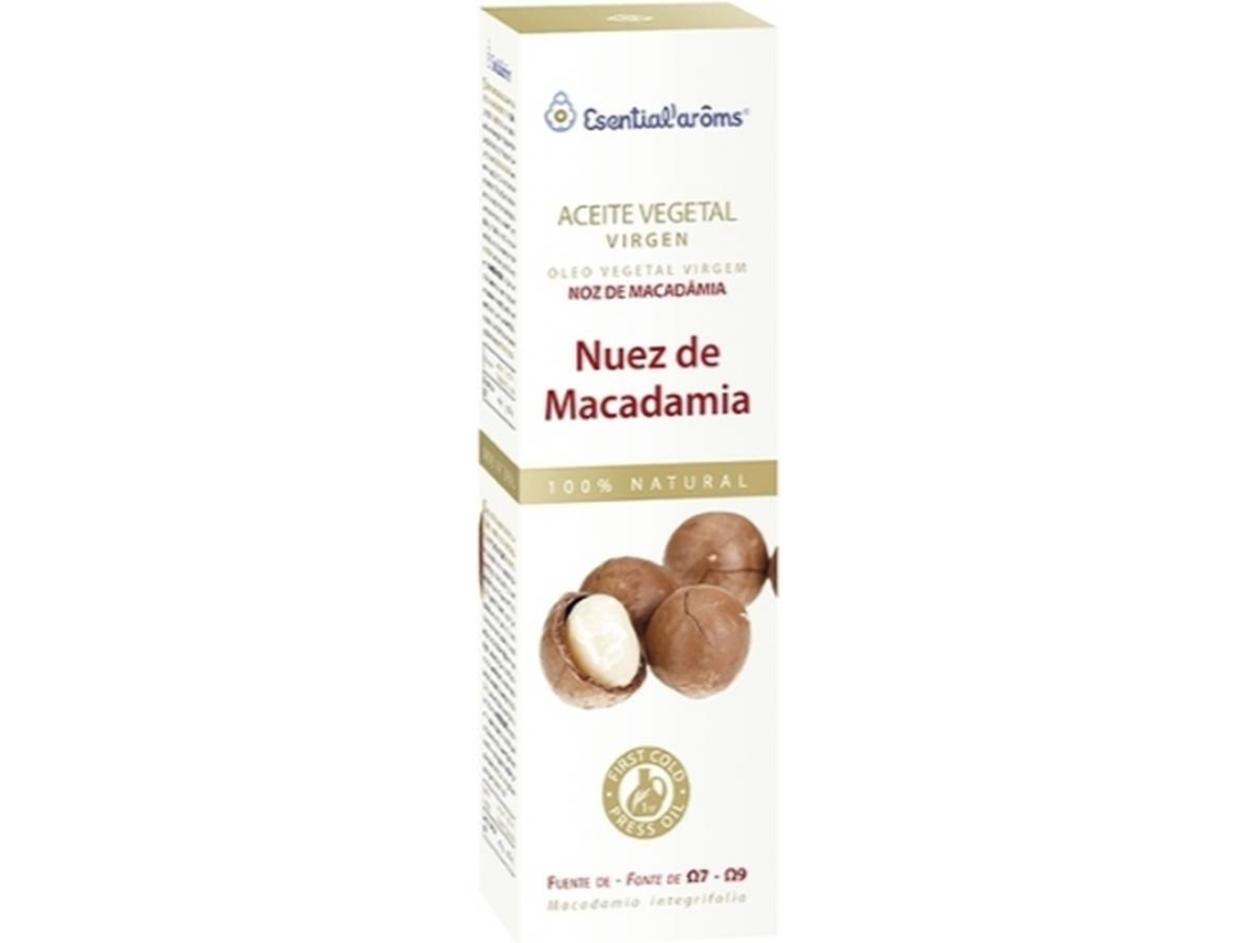 Aceite Corporal ESENTIAL AROMS Nuez De Macadamia Virgen (100 ml)