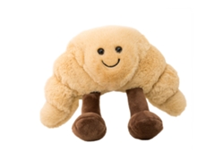 Peluche De Pan Croissant, Almohada De Comida Suave Y Esponjosa, Regalo
