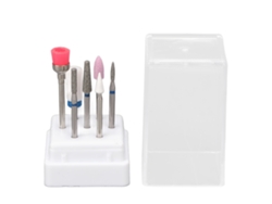 Kkml-caja Portabrochas De Esmalte De Uñas Con 7 Agujeros Para Manicura Y Pedicuría En Salones De Belleza
