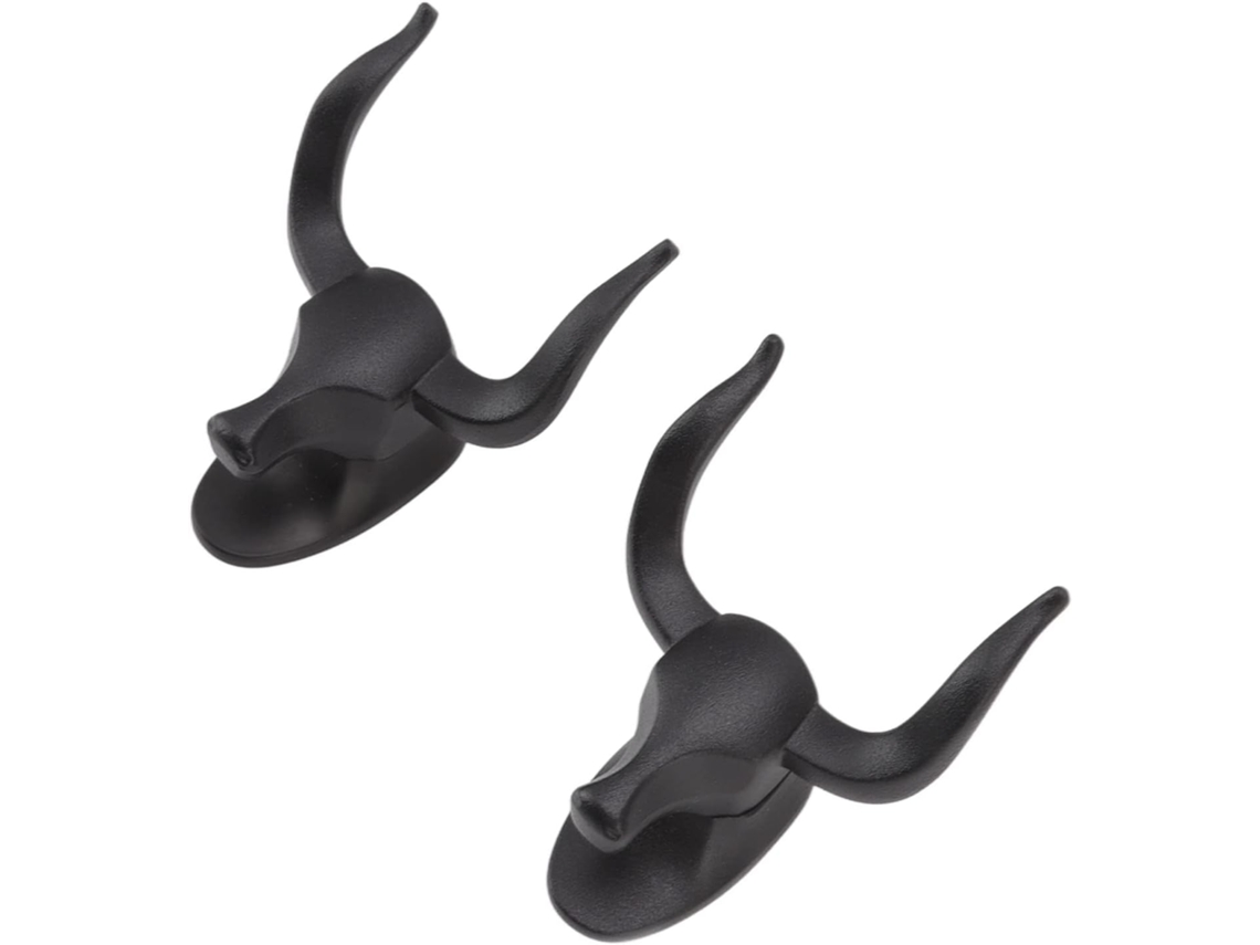 Juego de 2 ganchos de pared resistentes Jtlb para toallas, albornoces, ropa, baño, dormitorio y cocina Gokoco