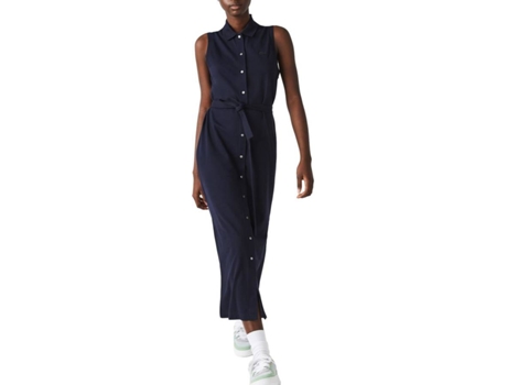 Vestido LACOSTE EF1107 Algodón Mujer (36 - Azul)