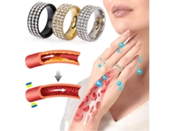 2026-anillo Giratorio De Moissanita Termogénico Para Ansiedad Y Circulación Sanguínea