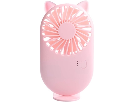 Mini Ventilador Refrigerador de viaje de aire fresco de bolsillo portátil Refrigeración de gato rosa