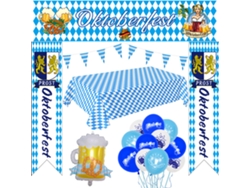 Ats-set De Decoración Con Globos Para Oktoberfest Fiesta Bavaria Banderas Y Decoraciones Colgantes Festival De Cerveza Bávara