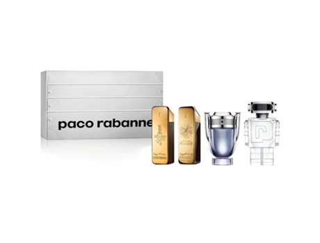 Set PACO RABANNE 1 Million Edt 5ml 1 Million Parfum 5ml Invictus Edt 5ml Phantom Edt 5ml
