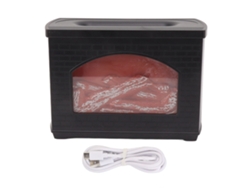 Humidificador De Aceites Esenciales Con Efecto De Llamas De Chimenea, 270 Ml, Abs Pp, 7,5 W, 5 V, Libre De Bpa.
