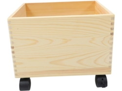 Baúl De Almacenamiento De Madera Con Ruedas, Capacidad Espaciosa Y Versátil Para Juguetes Y