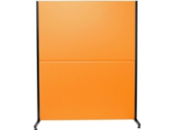 Biombo PIQUERAS&CRESPO Valdeganga Naranja (130x160 cm - Piel Sintética)