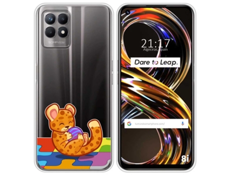 Carcasa Realme 8i TUMUNDOSMARTPHONE Dibujos Transparente Multicolor