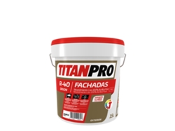 Titanpro R-40 Revestimiento Liso 100% Acrílico Puro Mate Blanco 1L