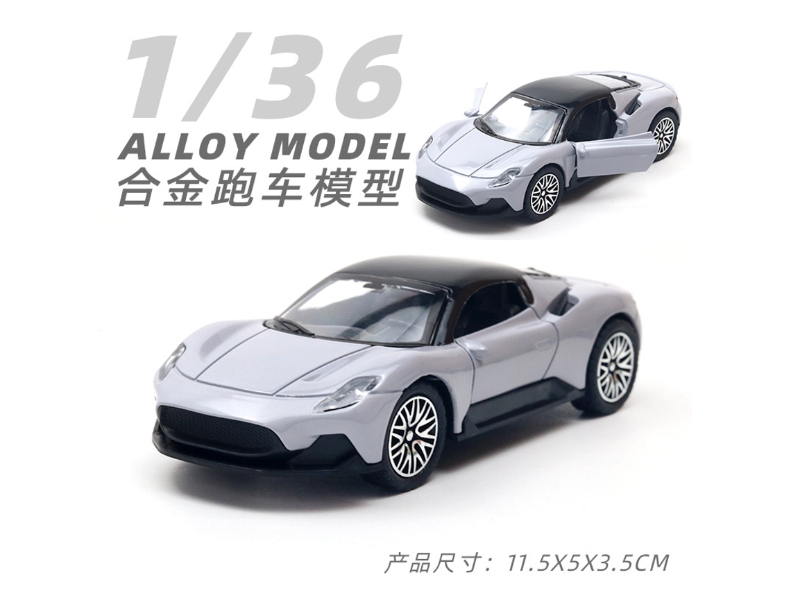 Modelo De Coche De Metal Fundido A Escala 1/36, Figura De Coche De Juguete, Regalo Para Niños