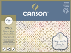 Bloco de Acuarela CANSON Acuarelas Finas 310 X 410 Mm
