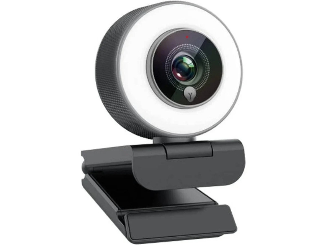 Cámara web HD 1080P con anillo de luz, micrófono integrado ajustable, enfoque automático avanzado y transmisión en vivo para jugadores de Xbox, Facebook, YouTube y Bestvite.