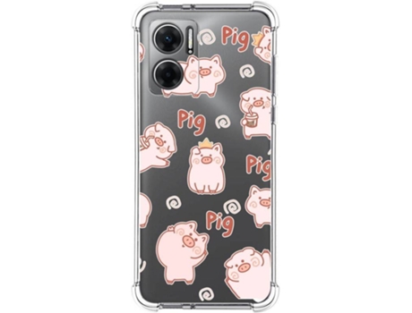 Carcasa para Xiaomi Redmi 10 5G TUMUNDOSMARTPHONE Dibujos Antigolpes Cerdos Multicolor