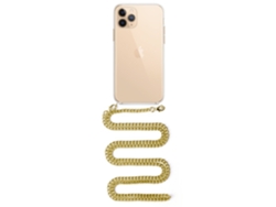 Carcasa Transparente Iphone 11 Pro Max Con Colgante Cadena Metálica. Accesorio De Moda, Ajuste Perfecto Y Máxima Protección