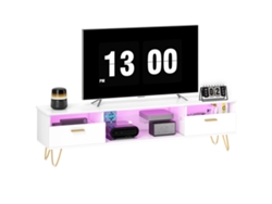 Soporte Tv Led Rgb 42-120 Pulgadas 160cm Blanco
