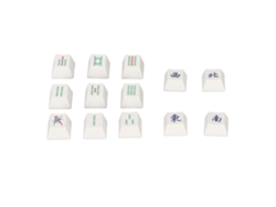 13 Teclas Pbt Cherry Height Mahjong Estilo Chinesas Para Teclado Mecânico Gamer Substituição