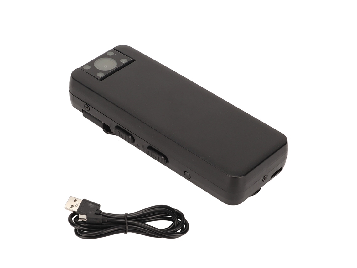 Minicámara Corporal Hd 1080p Con Visión Nocturna Y Clip Portátil Para Uso En Exteriores: Coche, Bicicleta, Casa Y Oficina.