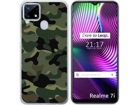 Carcasa Realme 7i / Narzo 30A TUMUNDOSMARTPHONE Camuflaje Multicolor
