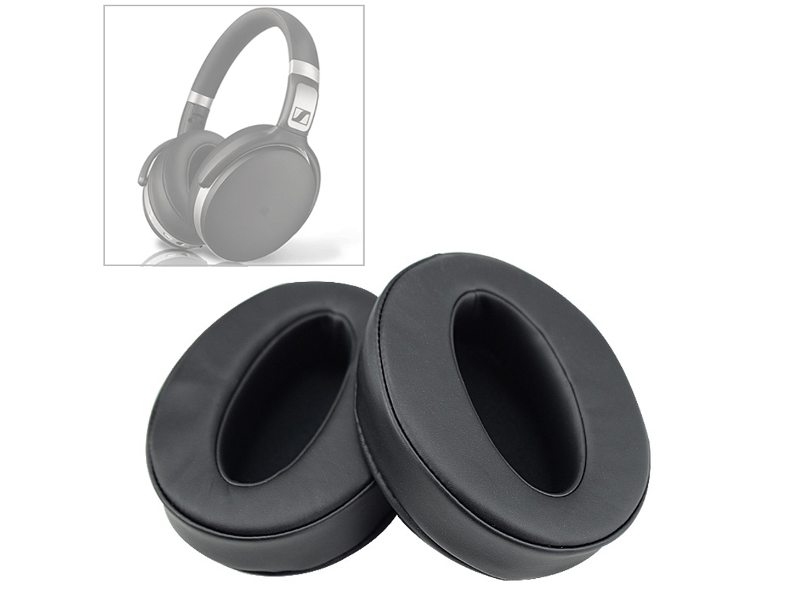 Almohadillas de espuma suave para auriculares Sennheiser HD4.50BT, color negro.