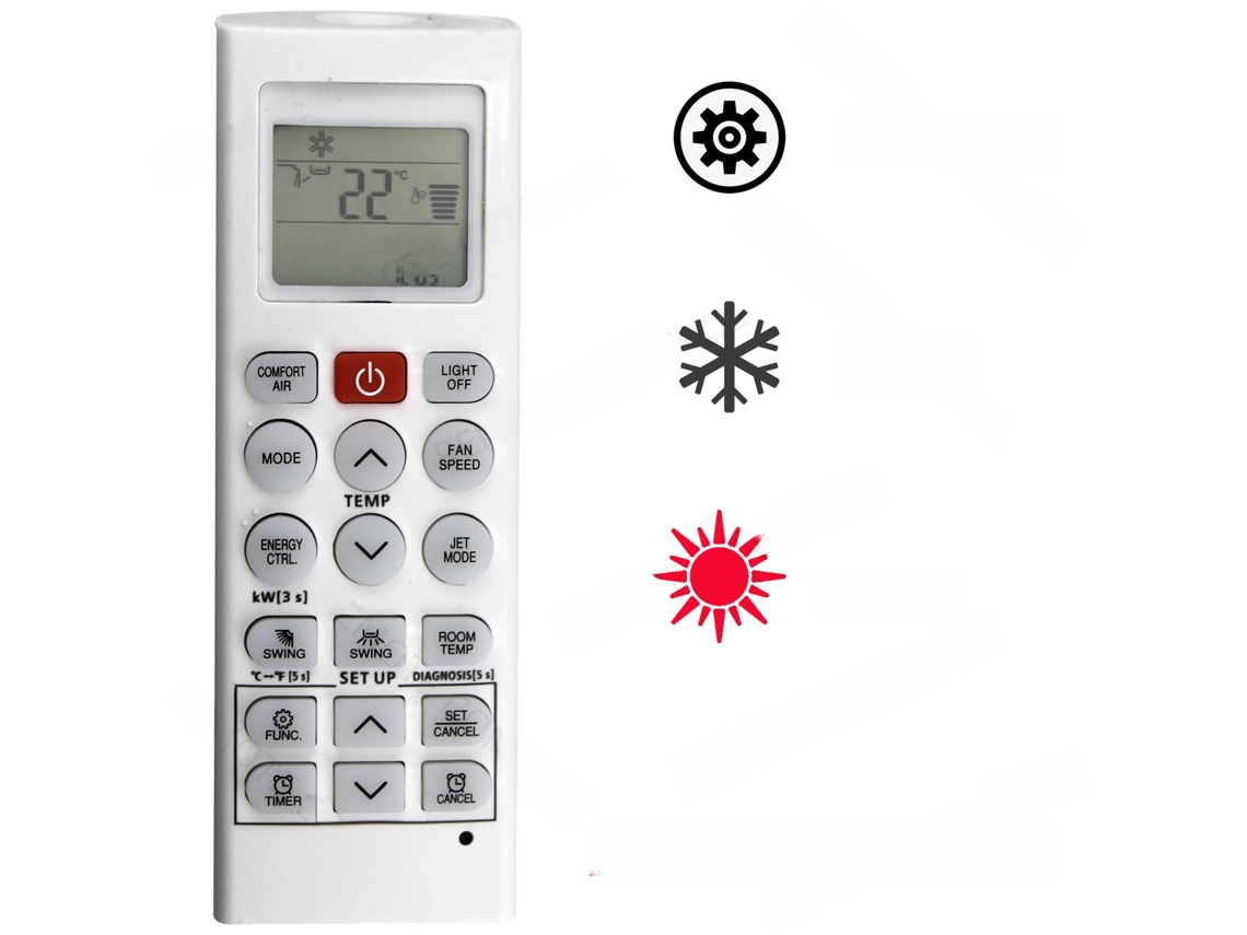 Mando A Distancia Para Aire Acondicionado Henten Home Para Lg Akb74955604