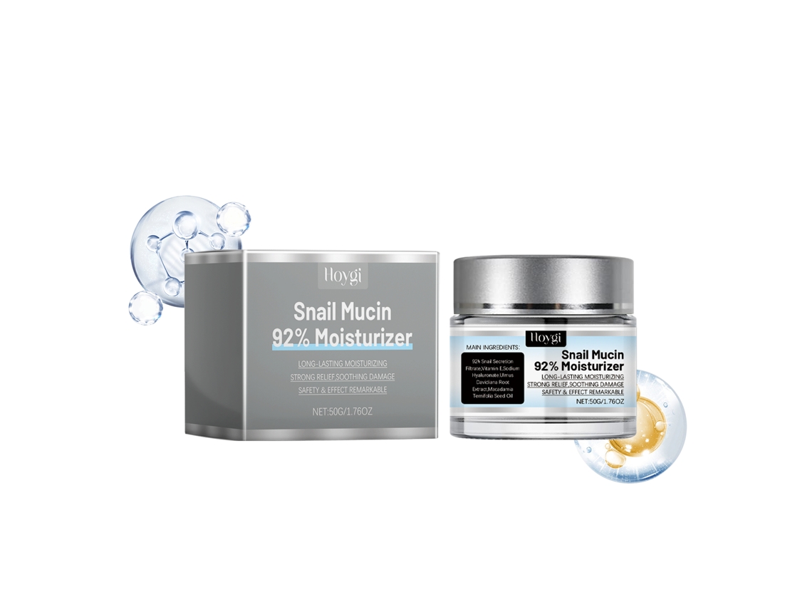 Crema antiarrugas con extracto de caracol.