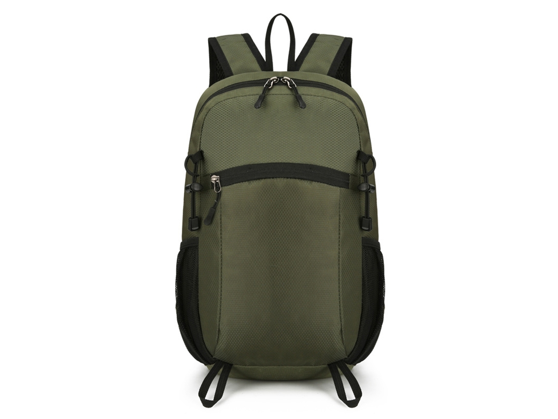Mochila de senderismo para rutas al aire libre, fabricada en poliéster impermeable y ligero, color verde Hexinyigjly