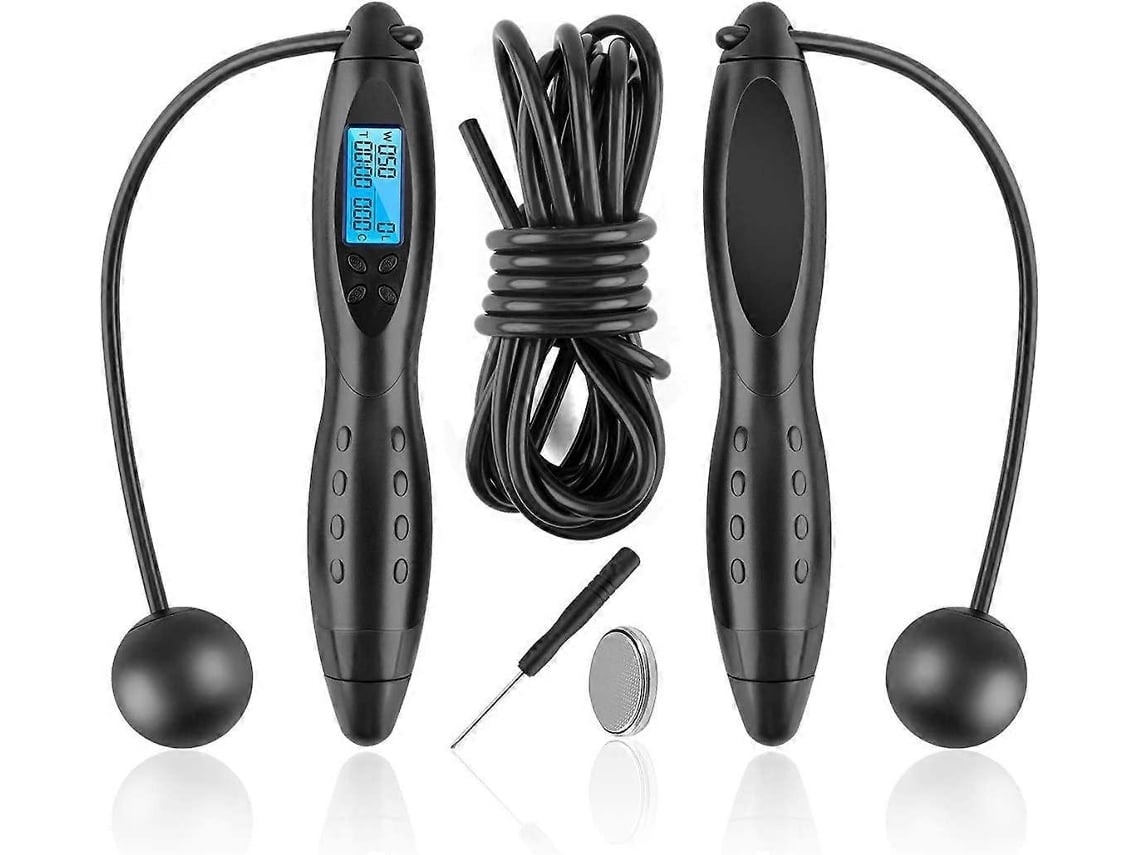 Comba Digital Inalámbrica Con Contador De Calorías Adecuada Para Entrenamiento Y Fitness, Resistente, Multifunción, Viaje, Hogar, Camping