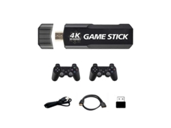 Consola De Videojuegos Gd10 Con Mandos Inalámbricos, 64 Gb, 4k, Hd, Tv, Retro, 50 Emuladores, Más De 40.000 Juegos Para Ps1, N64 Y Dc.