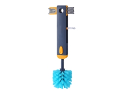 Cepillo multifuncional Baok 4 en 1 para limpiar tazas y tapas de biberones con mango largo extensible.