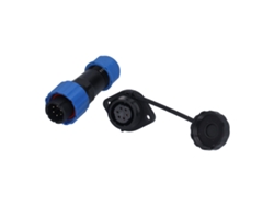 Yncm2026-conector De Aviación Impermeable Ip68 Flange Conector Hembra Y Macho 6 Núcleos 250v 5a